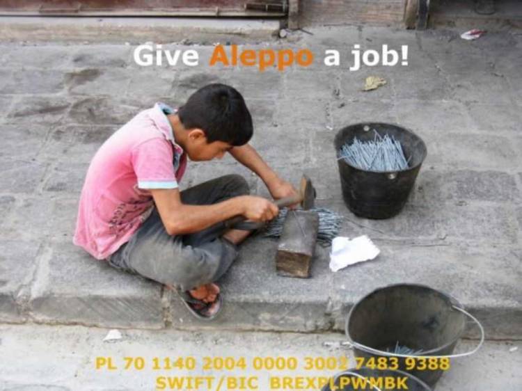 Project of the month: Give the job to Aleppo’s people!