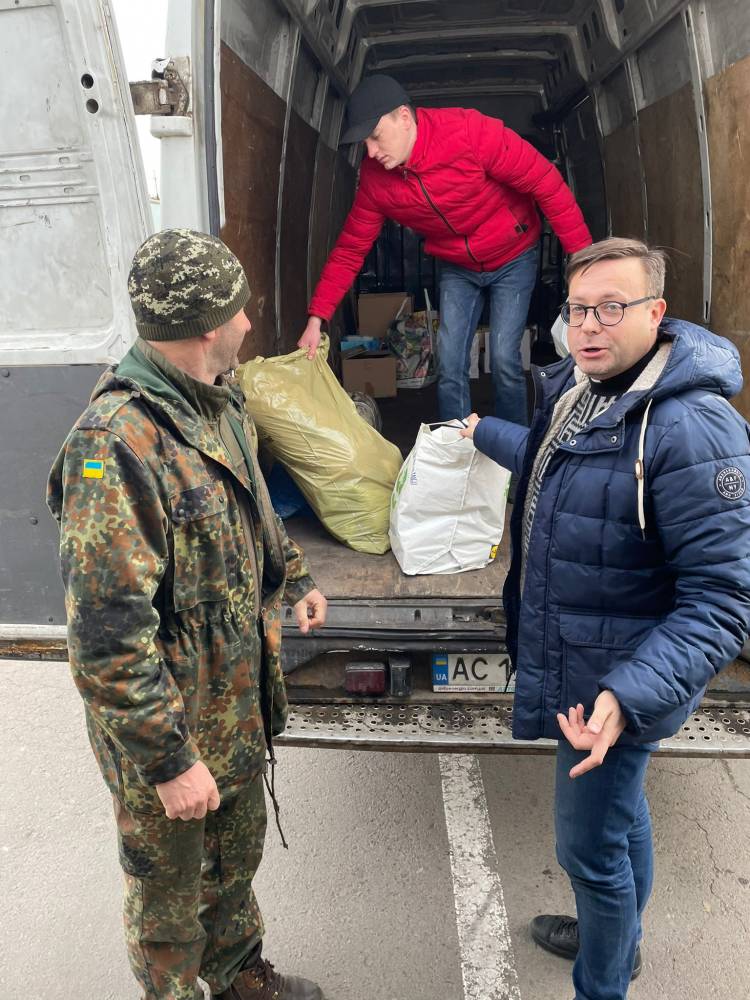 Dotarliśmy z transportem dla uchodźców w Ukrainie